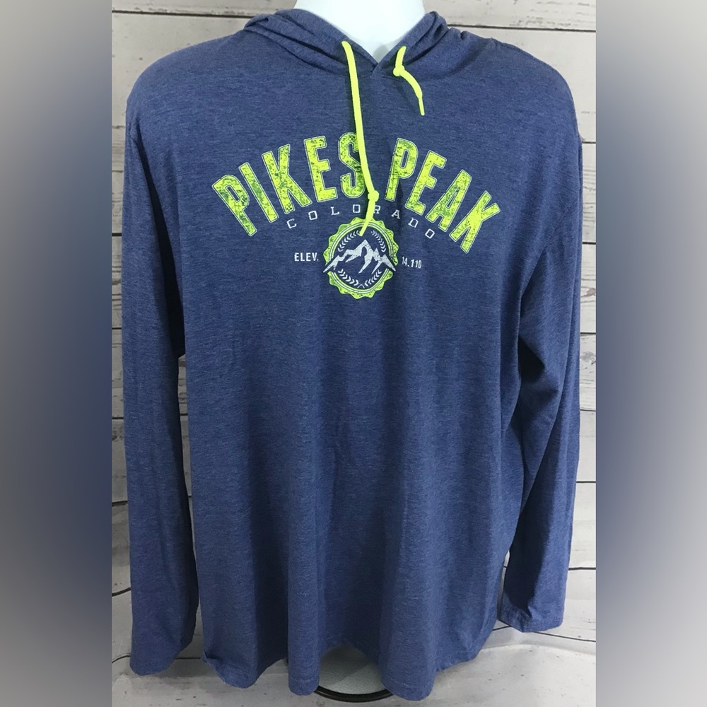 Pike Peak Colorado Men’s 2XL Hoodie Tee